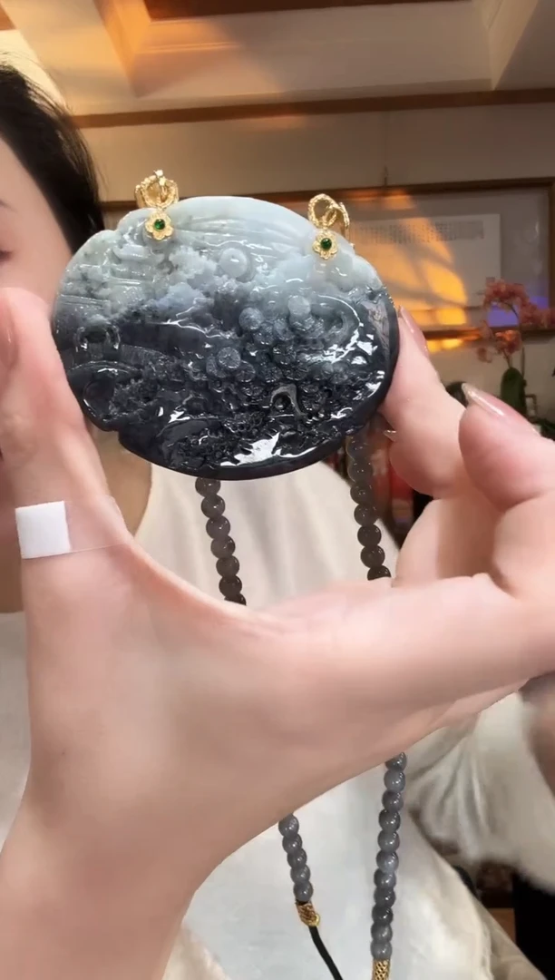 颈饰未镶嵌翡翠国风