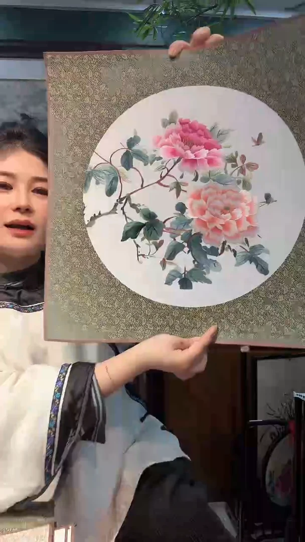 刺绣非遗苏绣手工刺绣软裱