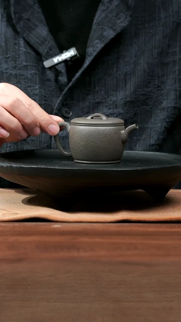 【闪购商品】紫砂茶壶五堂汉瓦-手工炼泥