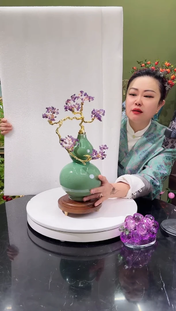 陶瓷紫晶石  葫芦