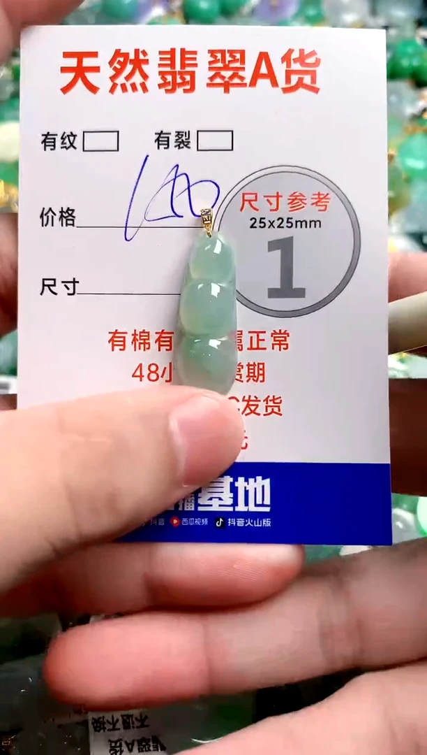 翡翠18K金镶嵌颈饰0130638361