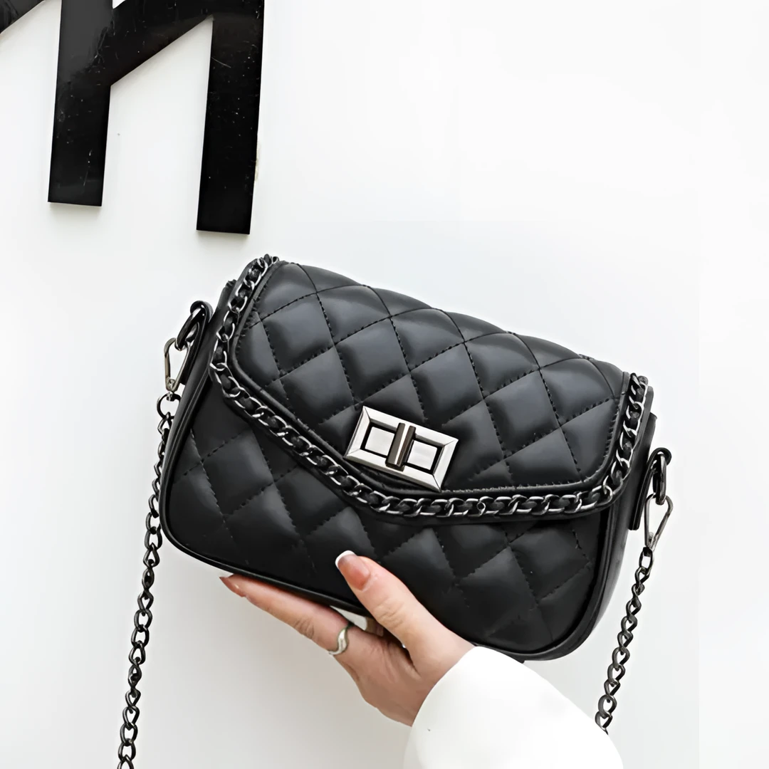 潮千海绣线菱格百搭质感小方包高端轻便休闲时尚链条包单肩斜挎包