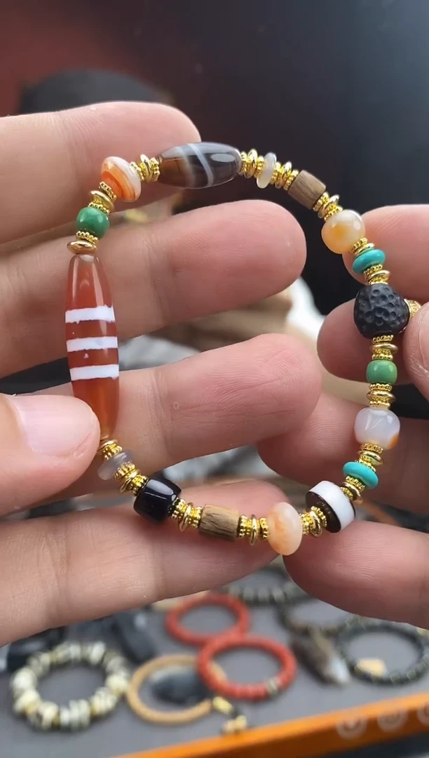 未镶嵌颈饰玛瑙/玉髓-0810-15