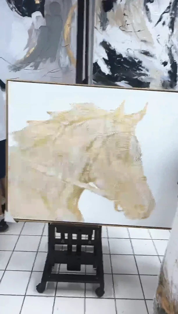 168现代艺术油画装饰画90cm*120cm