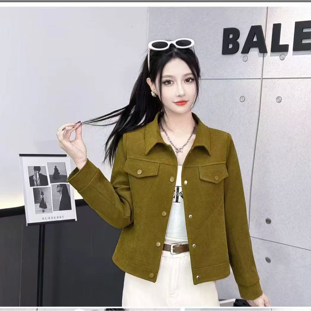 8947#【衣长50】春季牛仔外套女新款宽松显瘦短款外套