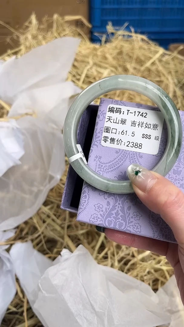 未镶嵌手镯石英质玉T-1742
