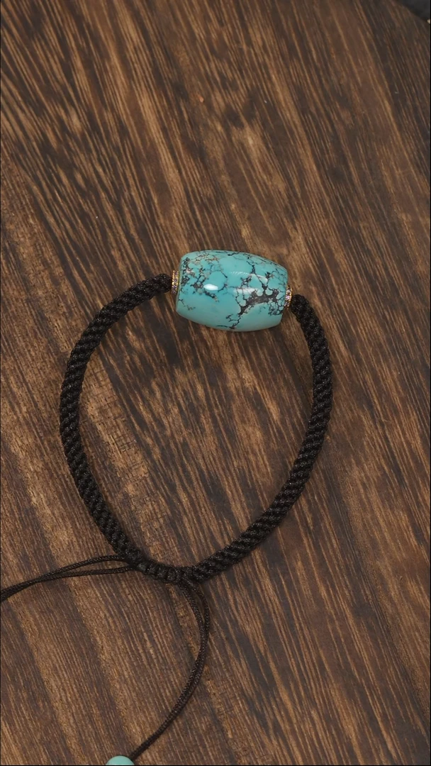 未镶嵌绿松石手链1