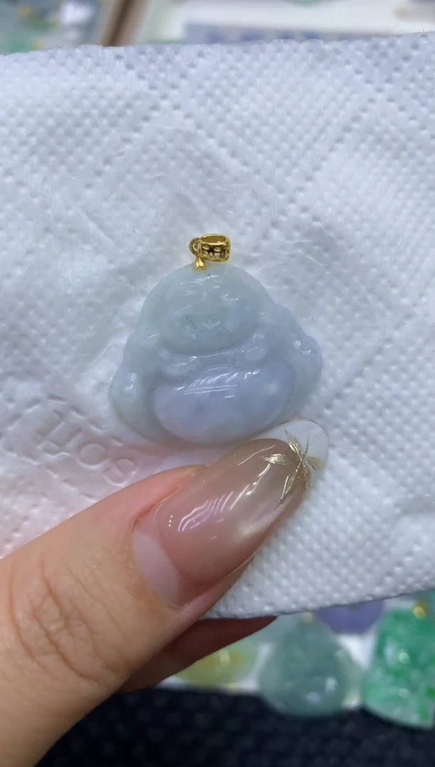 颈饰未镶嵌翡翠天然缅甸A货翡翠1