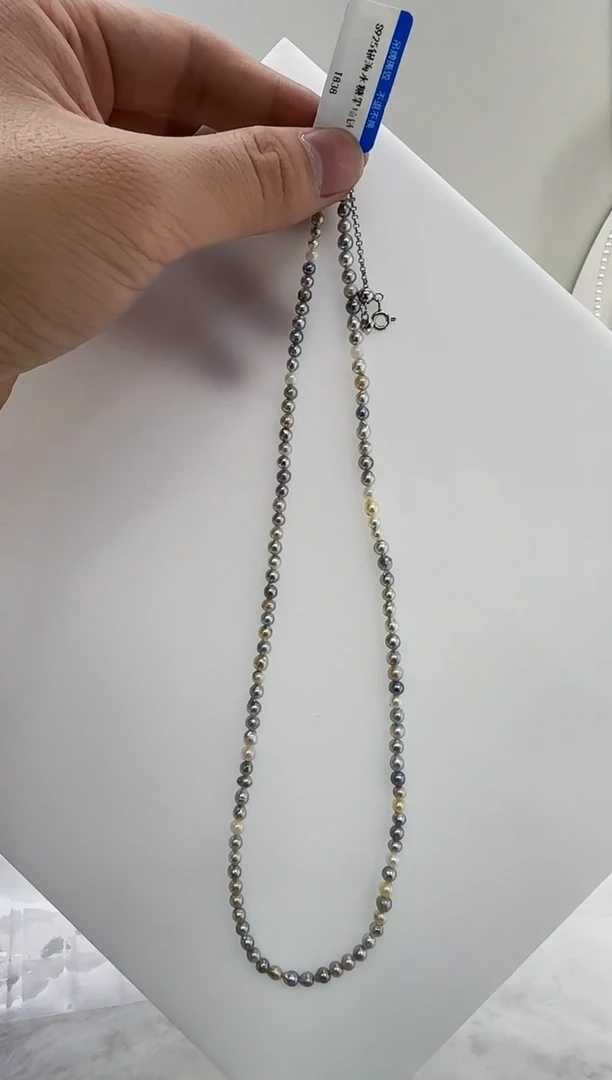 【闪购商品】海水珍珠DA银S925镶嵌t838 糖果串4