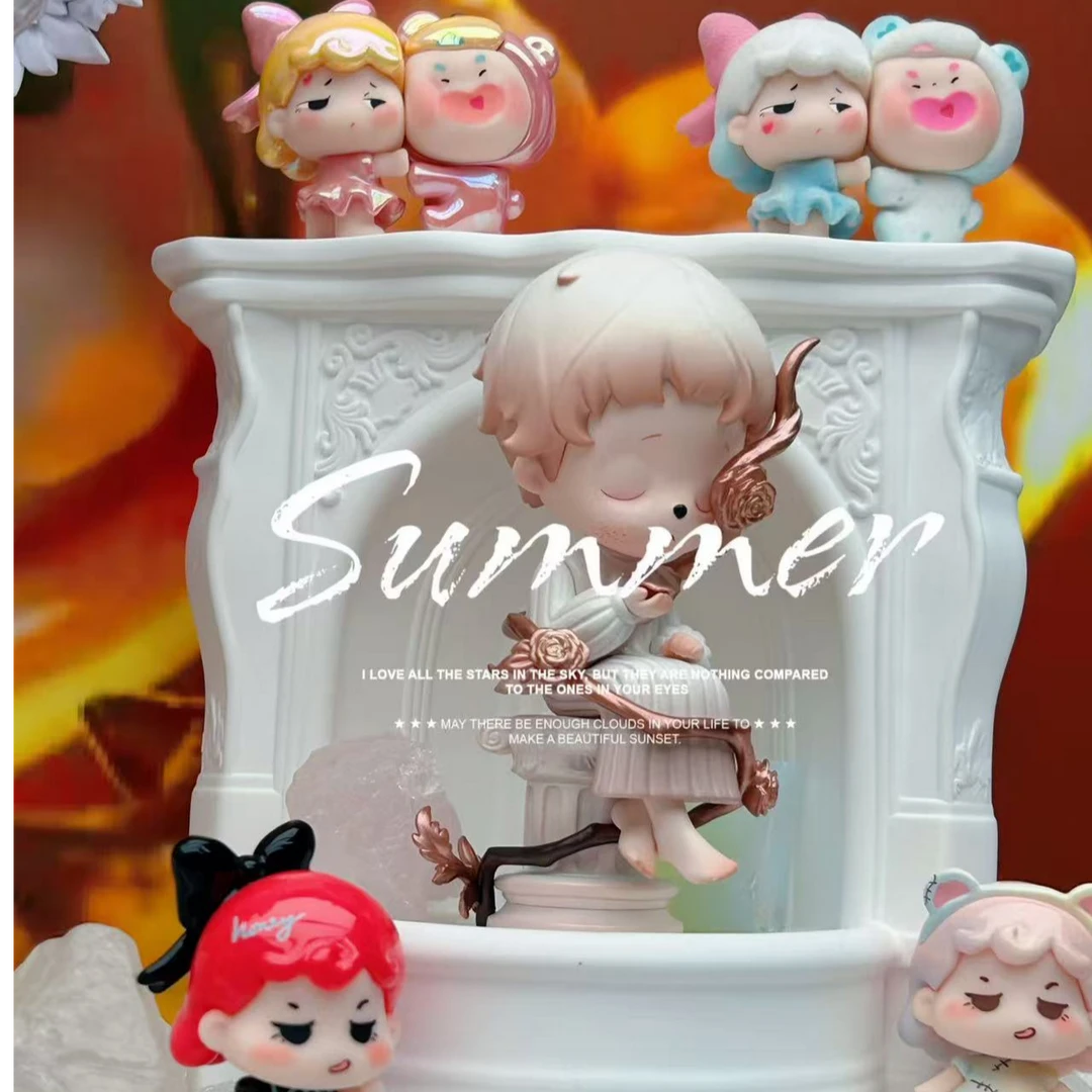 【新品代拆】萌大拿洋娃娃与小能跳舞系列可爱潮玩摆件手办