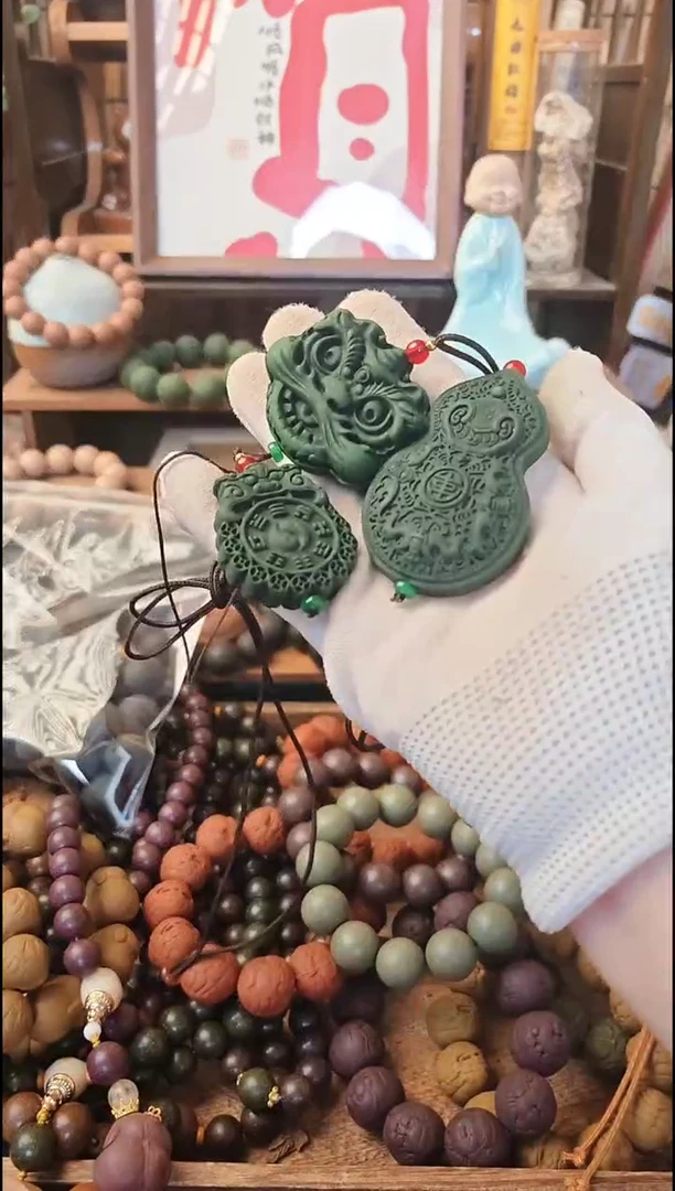 泥塑二苏旧局香牌一套