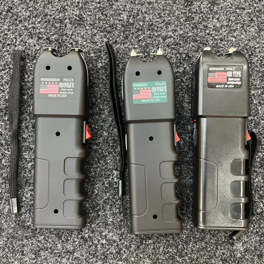 美版928防身手电多功能明星同款高压升级款永远充满手电筒