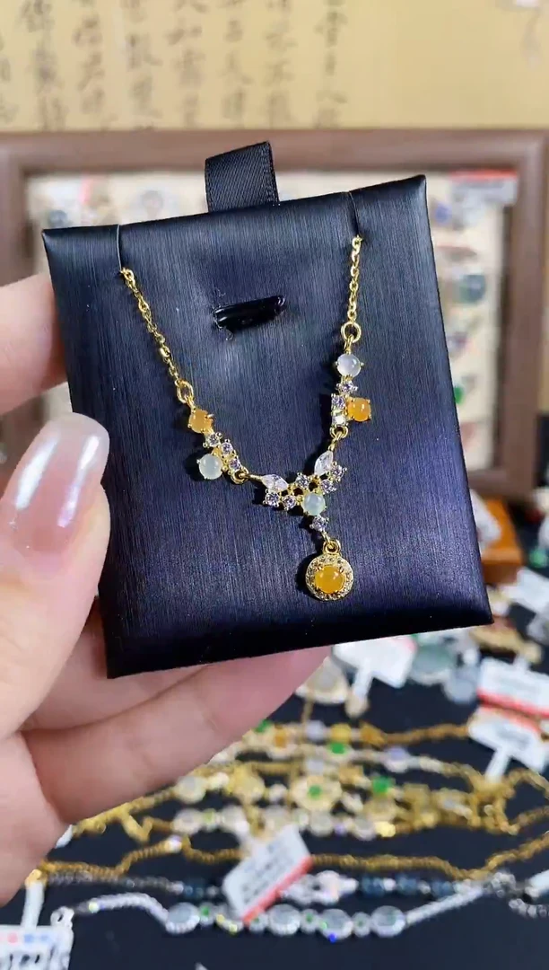 银S925镶嵌戒指翡翠天然A货翡翠100