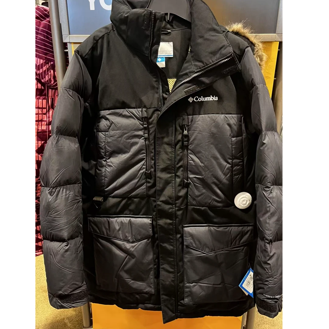 Columbia/哥伦比亚2088121010男士奥米科技金点热反射连帽棉服S码