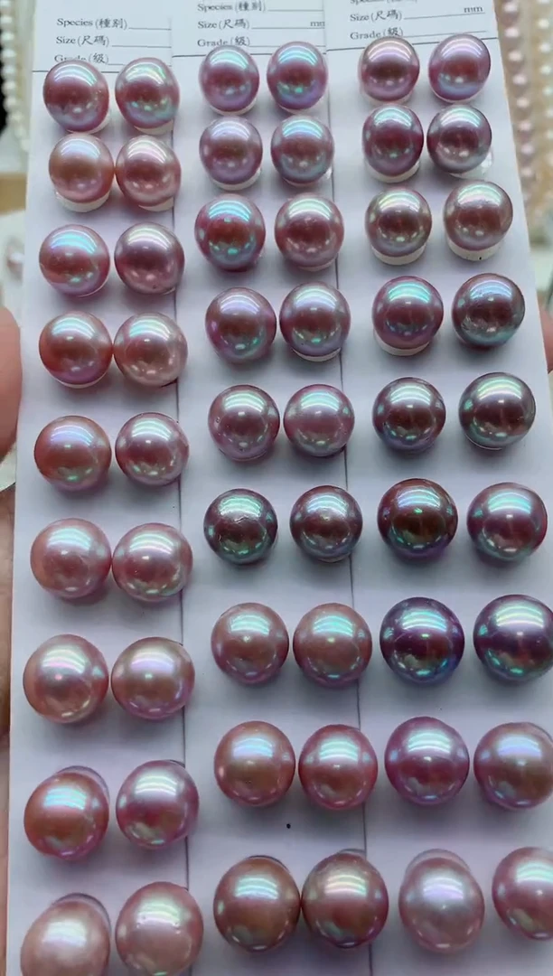 银S925镶嵌淡水珍珠耳饰多样性发其一，非无暇