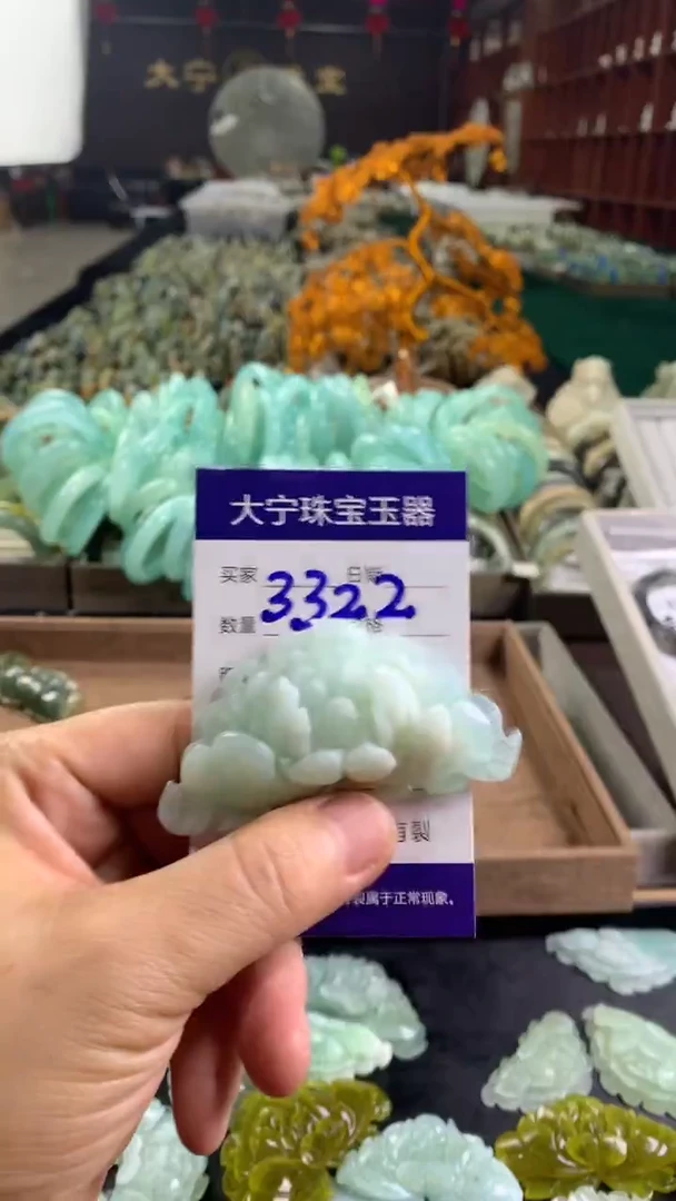 未镶嵌蛇纹石玉颈饰3322