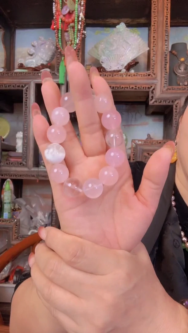 水晶手串未镶嵌天然