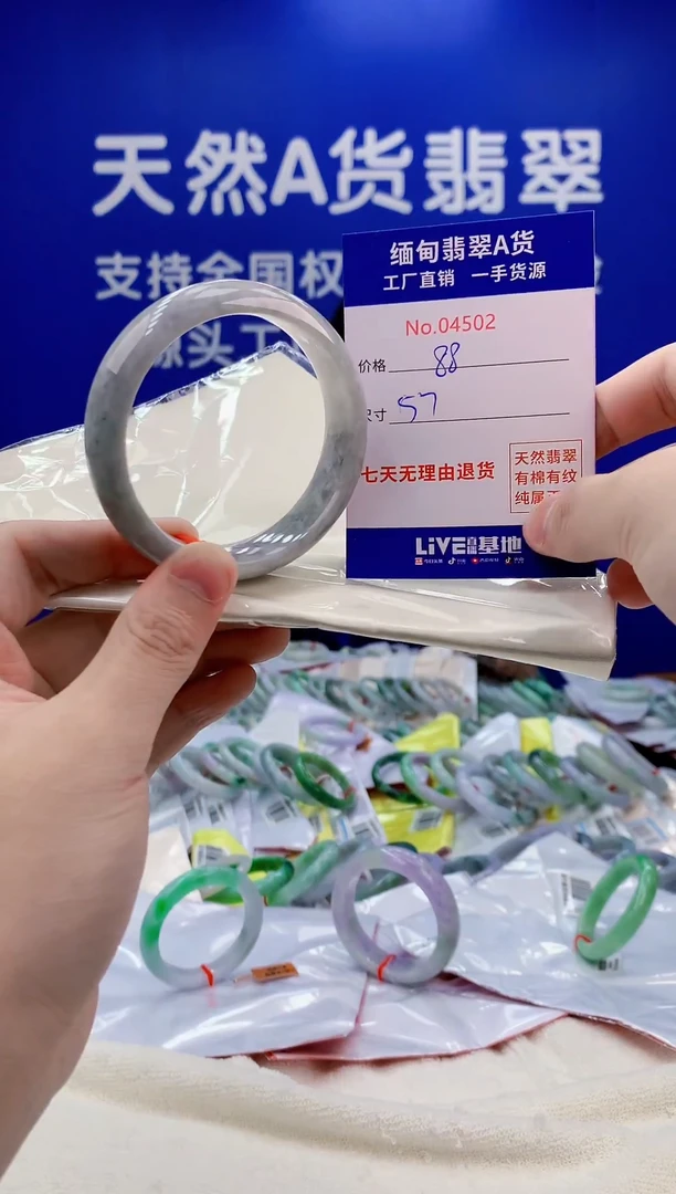 未镶嵌手镯翡翠02天然翡翠A货