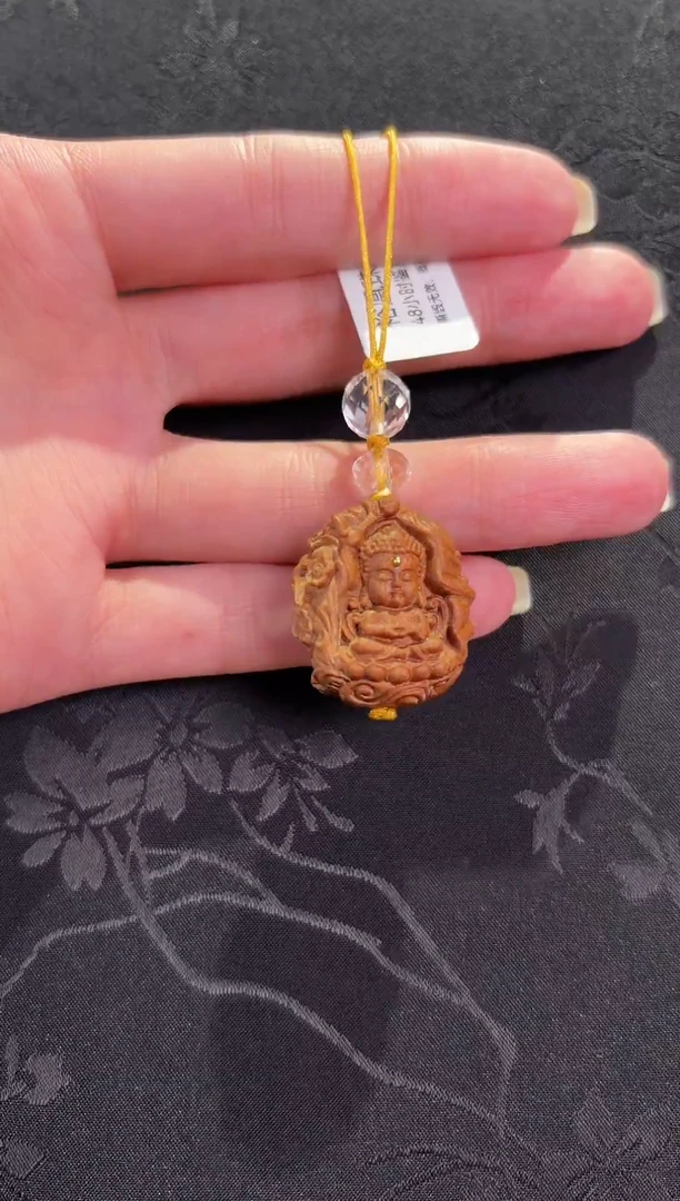 把件檀香木未镶嵌老山檀挂件 多样性发一