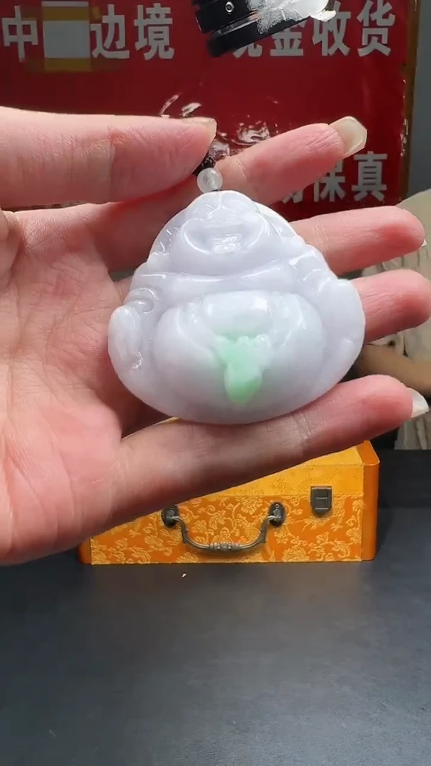 翡翠未镶嵌颈饰8648/72佛公
