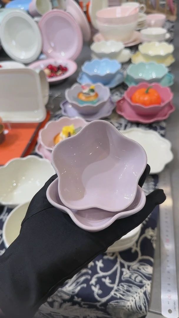 【闪购商品】瓷2个装香芋紫蘸料碟（3.7英寸）