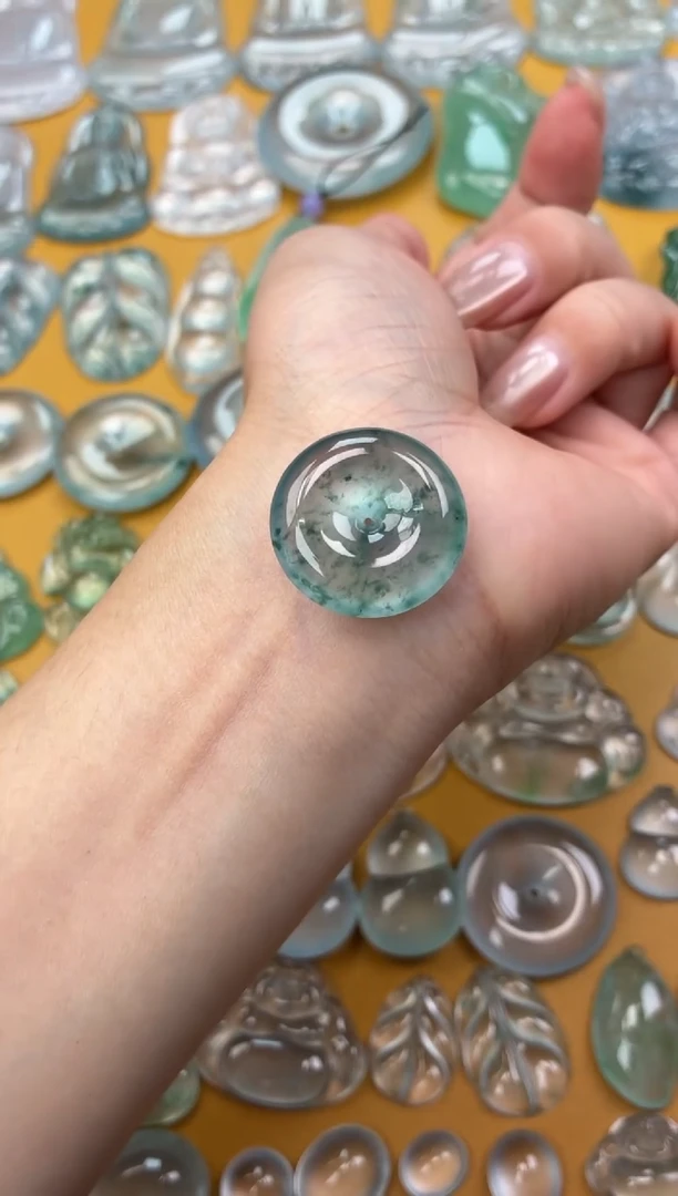 吊坠(不含链)未镶嵌翡翠51 平安扣 24.5 6.3