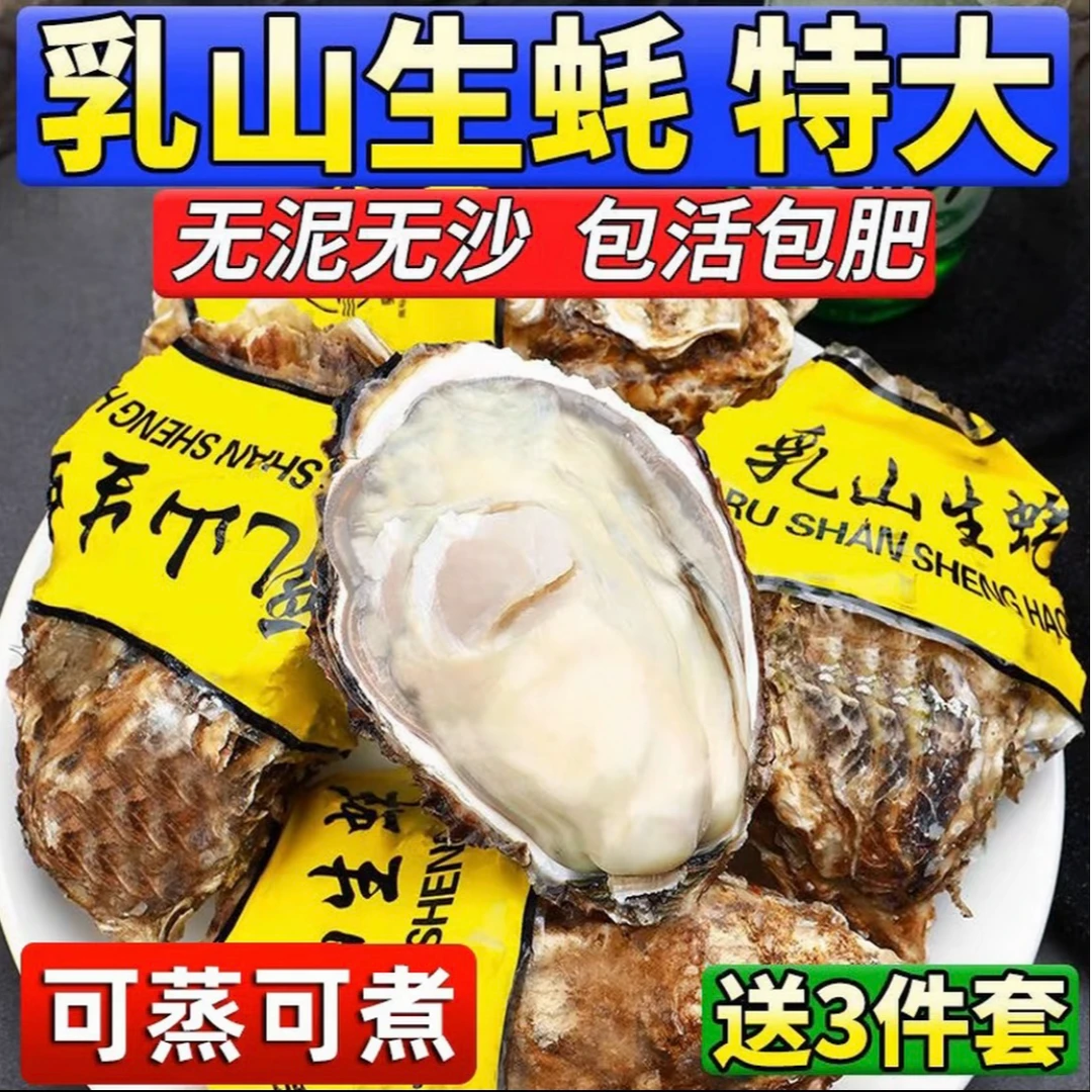 【大波专属】正宗乳山生蚝顺丰冷链原产地直发（10斤装）