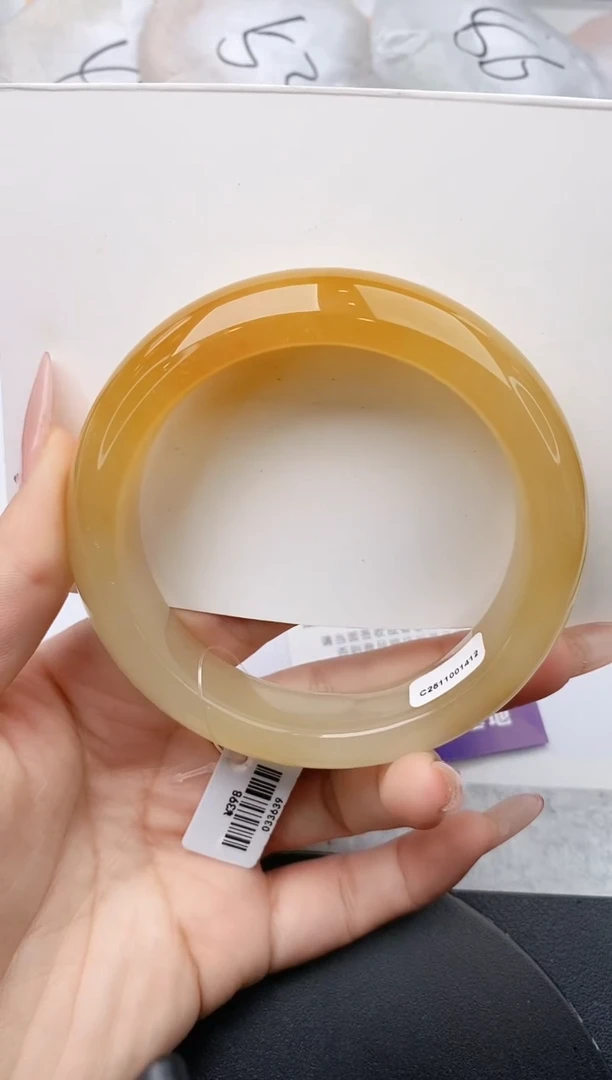 未镶嵌手镯石英质玉w19-HB64+