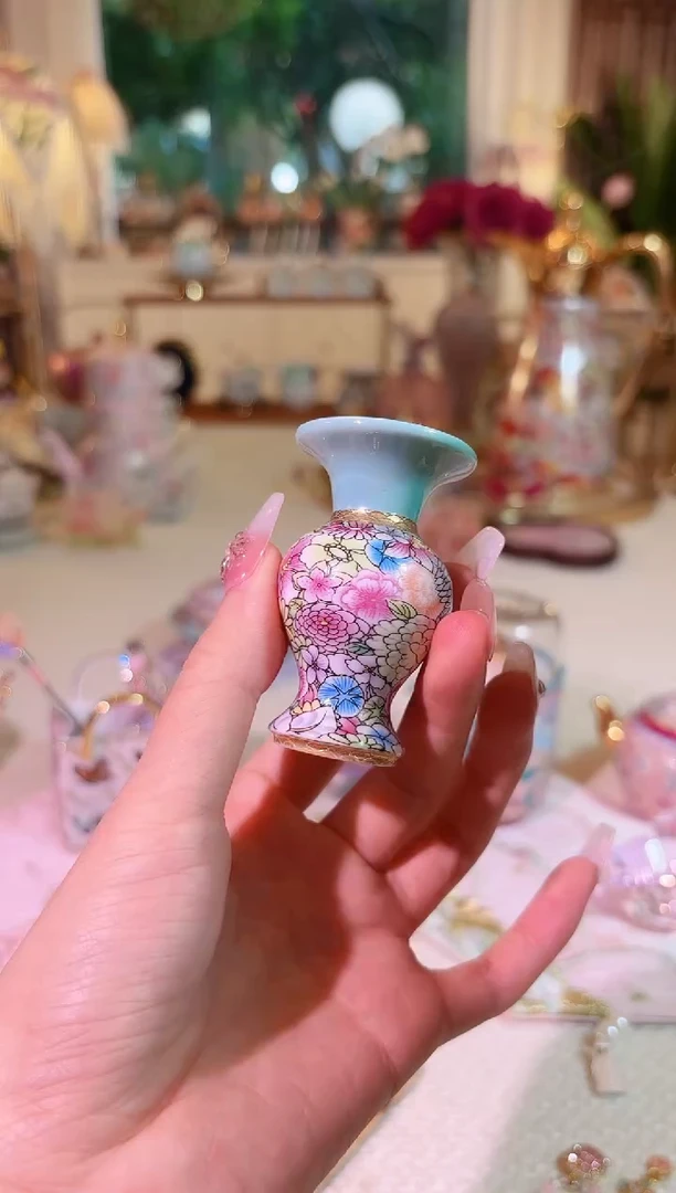 瓷如意芳菲-香插盖置