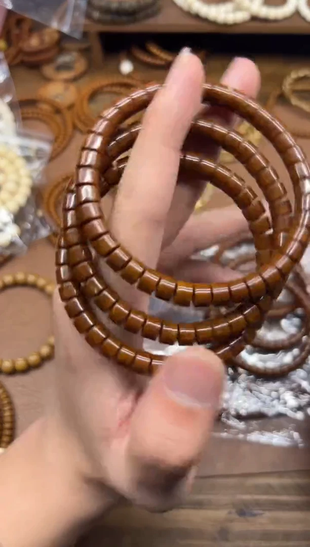 手串紫金鼠A734 5*7咖皮精工直切纯肉