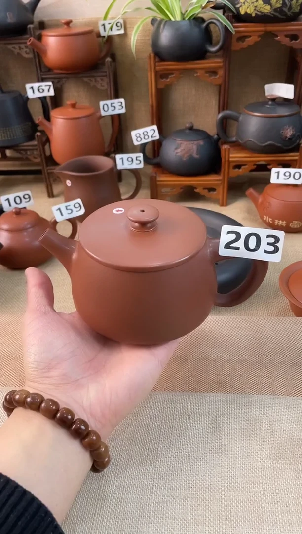 建水紫陶大瑕汉瓦280cc大容量203/不退不换