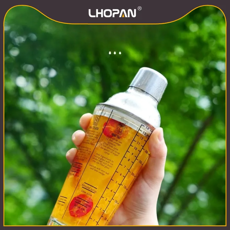 L'HOPAN/欧烹雪克杯杯家用店专用调酒杯柠檬茶制作工具鸡尾酒壶调