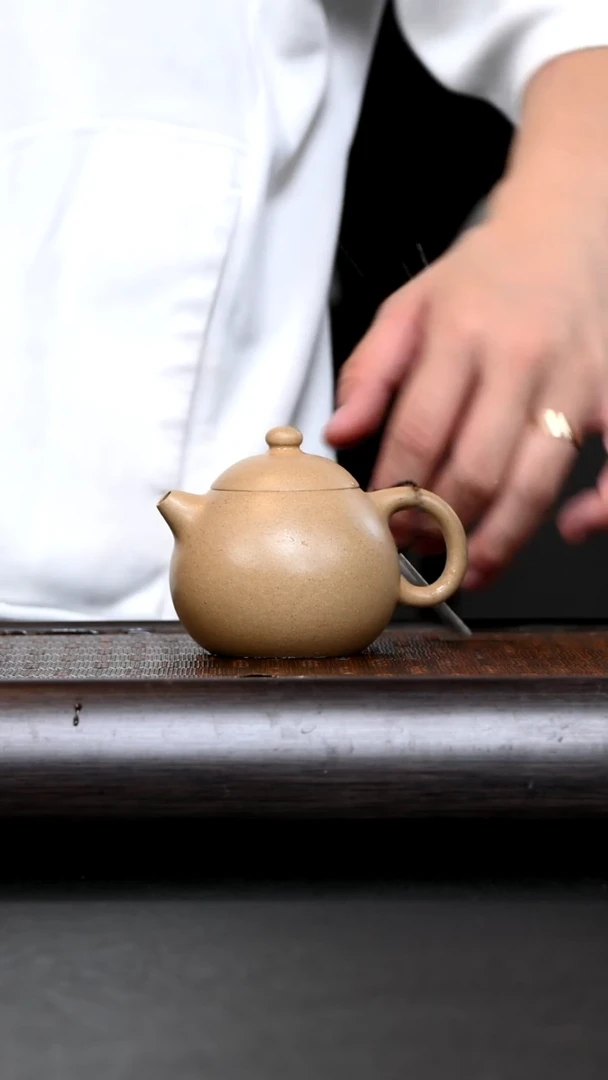 茶杯紫砂1498 陈小平文旦 共生段泥160cc