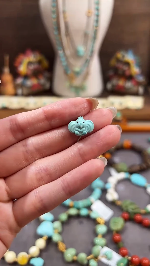 绿松石未镶嵌配饰绿松石配饰