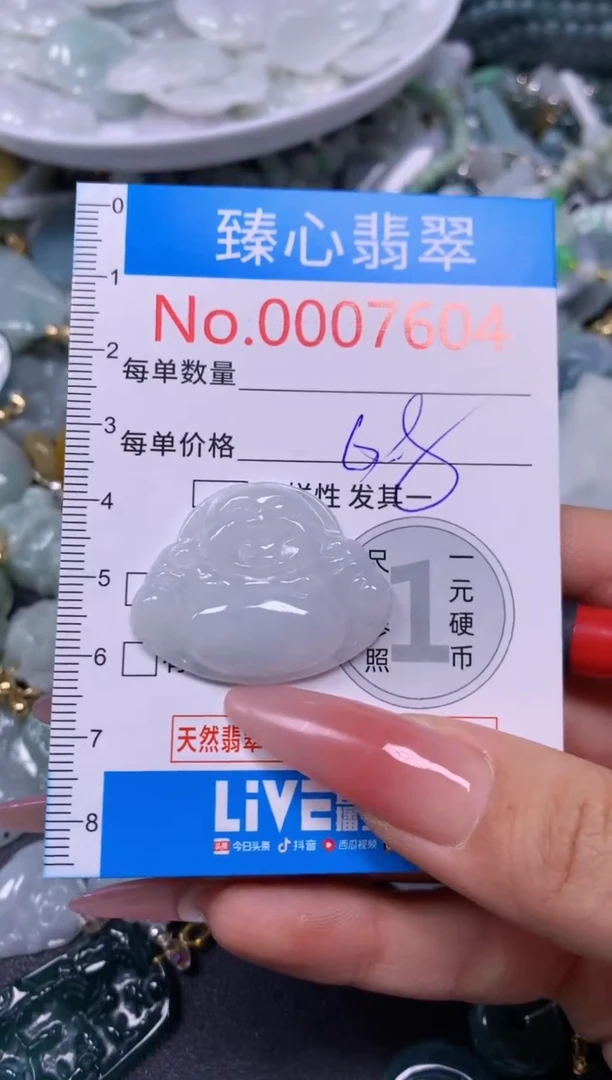 【闪购商品】翡翠颈饰未镶嵌含绳0007604