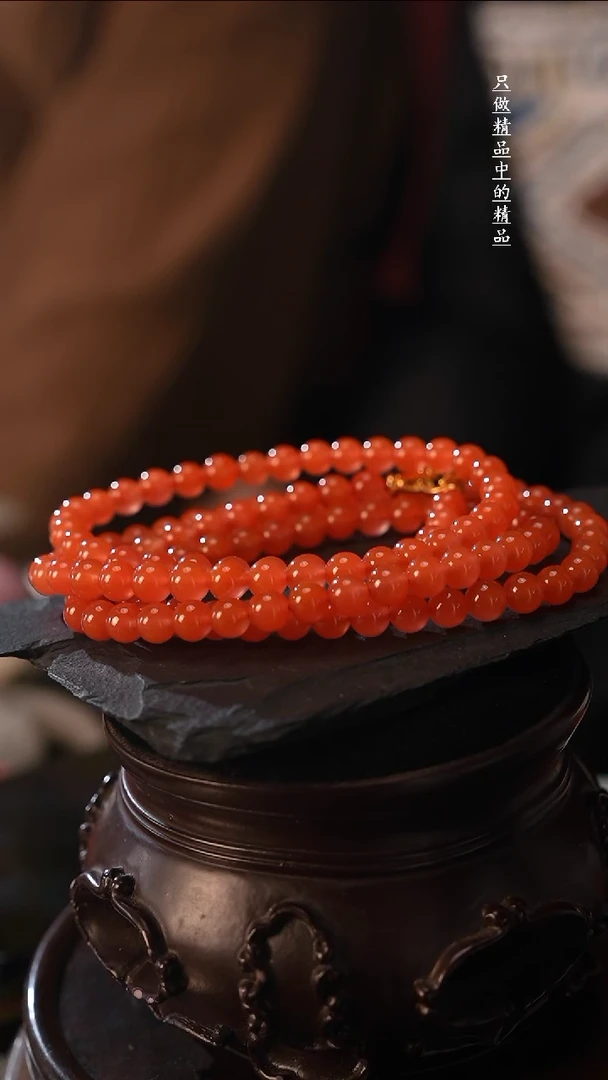 【闪购商品】南红玛瑙手链未镶嵌南红玛瑙手链6mm