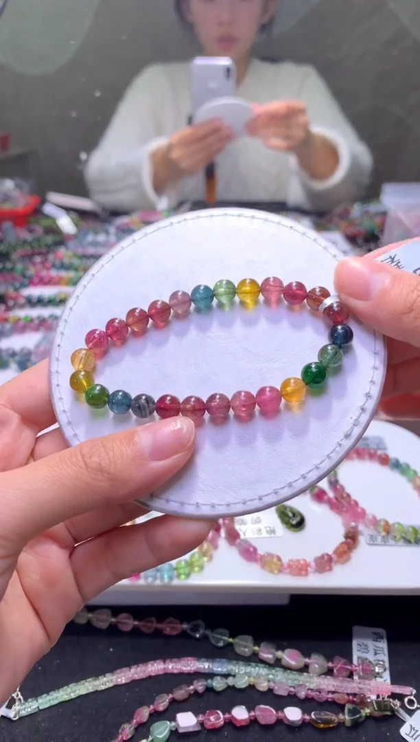 未镶嵌手串碧玺A56【天然碧玺】