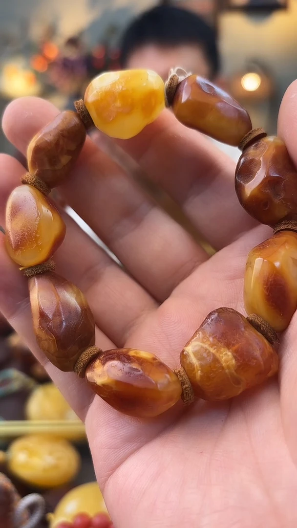未镶嵌琥珀手串手串