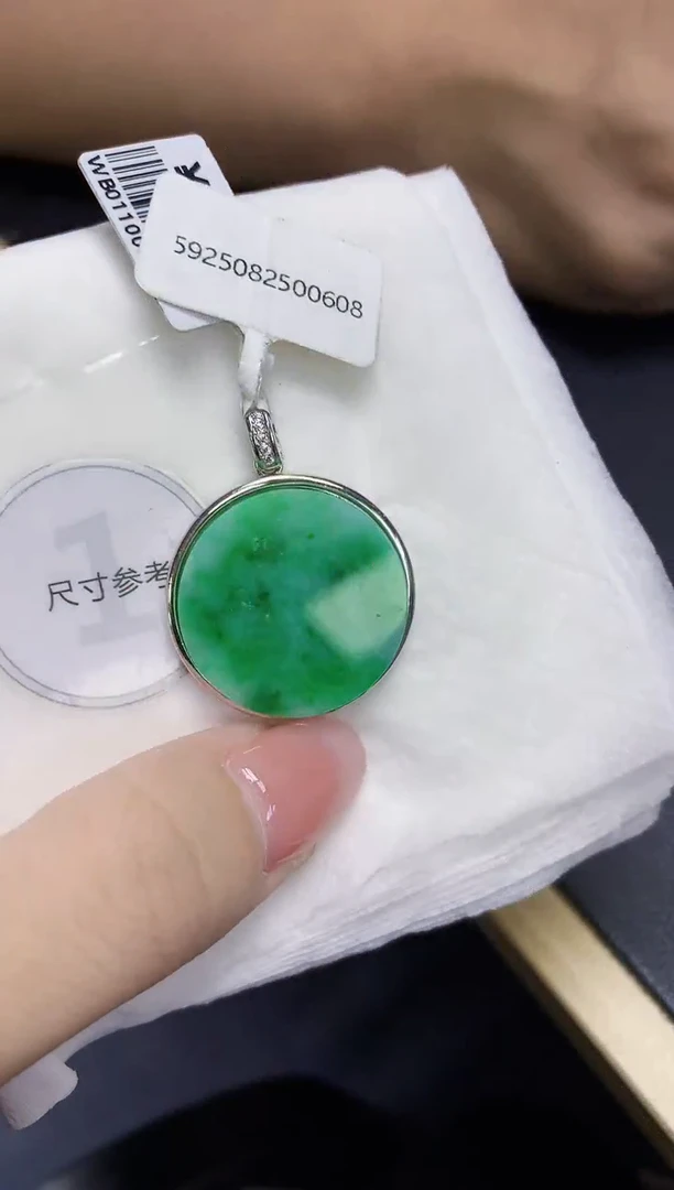 颈饰未镶嵌翡翠天然缅甸翡翠A货多样性发一件