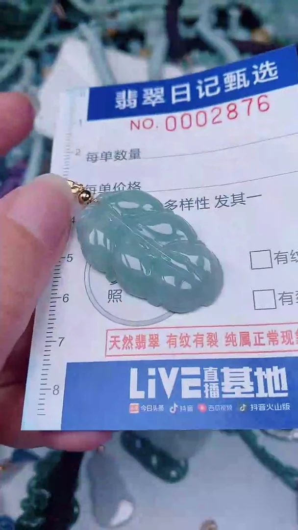 翡翠未镶嵌颈饰00002876