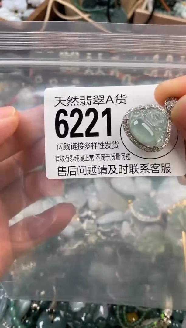 颈饰未镶嵌翡翠翡翠6221