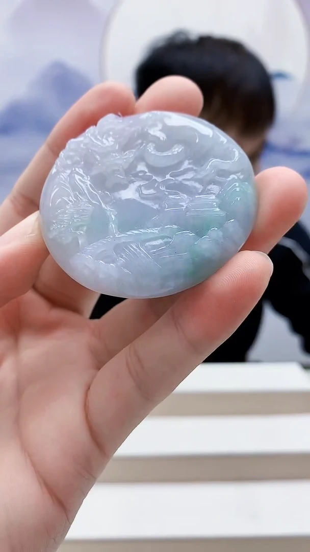 未镶嵌定制翡翠4868bb-毛货挂件17