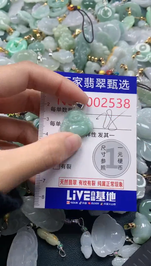 吊坠(不含链)未镶嵌翡翠2538