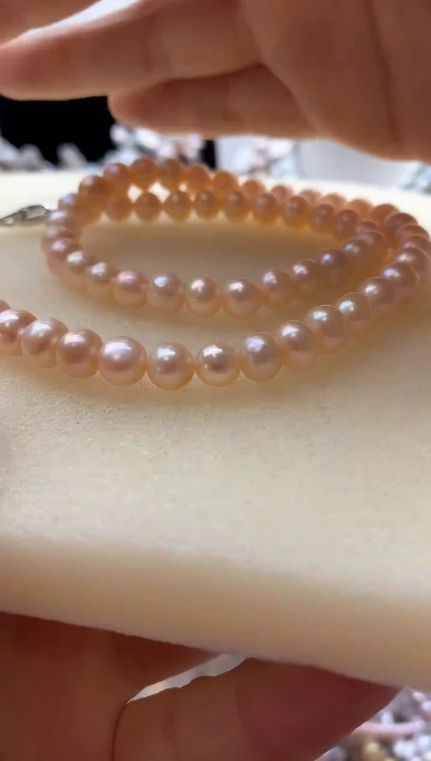 淡水珍珠钛钢颈饰177