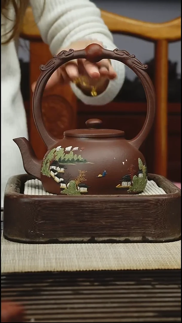 茶壶紫砂大*哥450CC