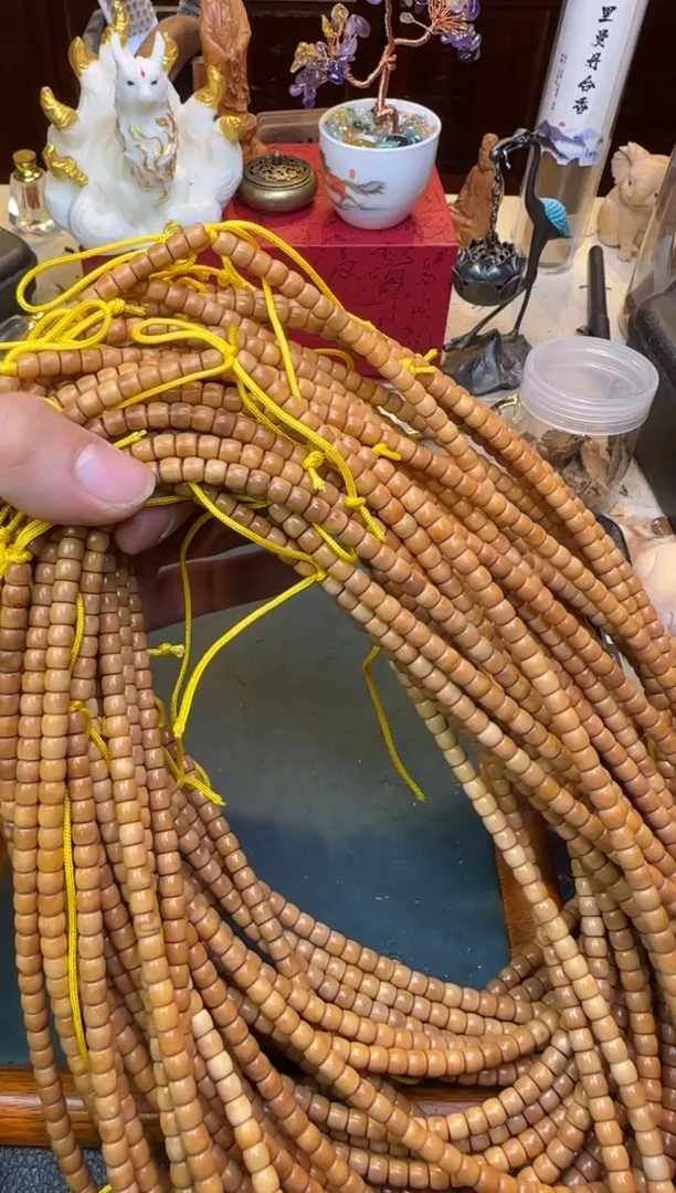 【闪购商品】白玉菩提手串龙脊菩提多圈直切6*5mm