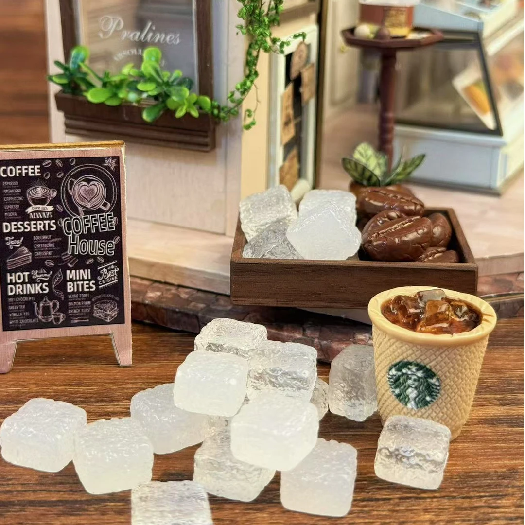 【开芯定制-迷你方糖】树脂仿真食玩 树脂diy配件