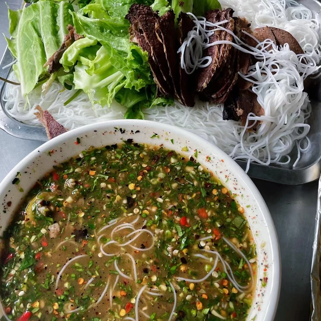 【柠檬撒/整套】云南正宗撒撇米线德宏傣味柠檬酸撒速食新鲜细米线