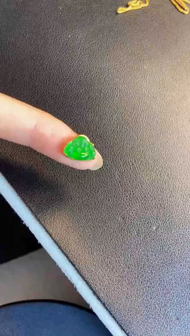 吊坠(不含链)银S925镶嵌翡翠1