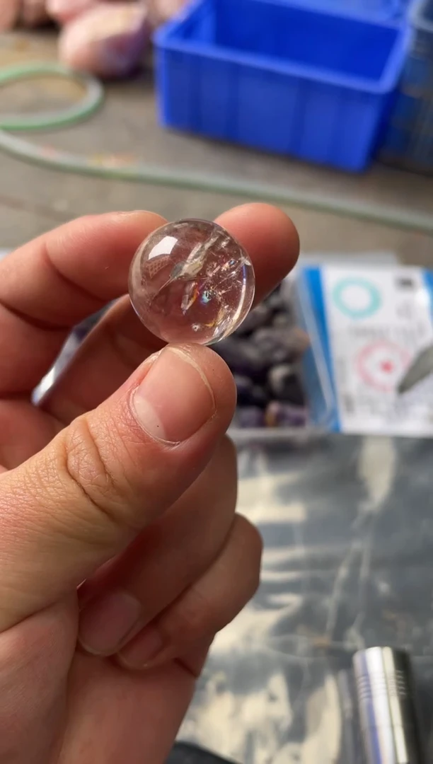 【闪购商品】水晶球未镶嵌天然喜马拉雅白水晶球卡20-30